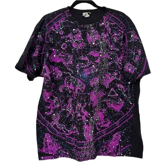 Liquid Blue Vintage Constellation Graphic Tee 1993 - Picture 1 of 5
